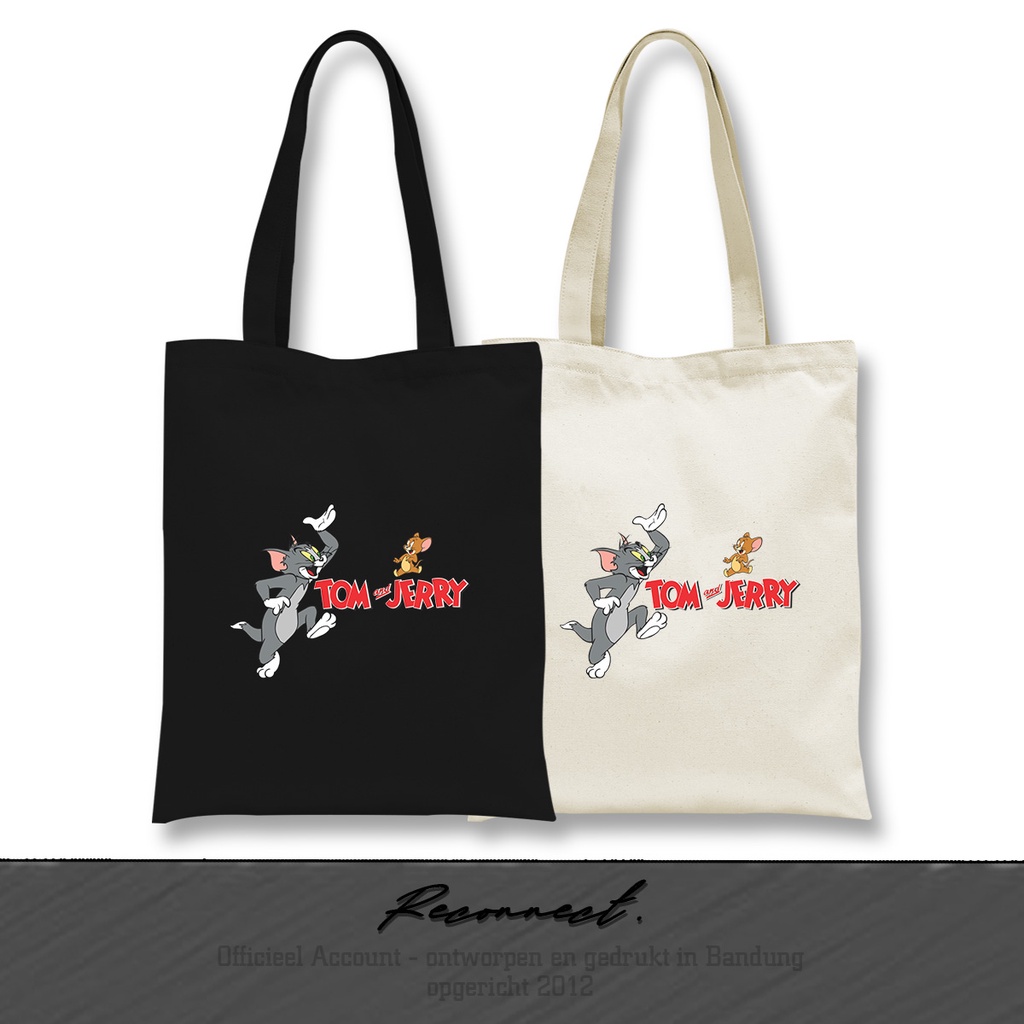 Reconnect Totebag Anak Motif Tom &amp; Jerry - GRATIS TAMBAH NAMA