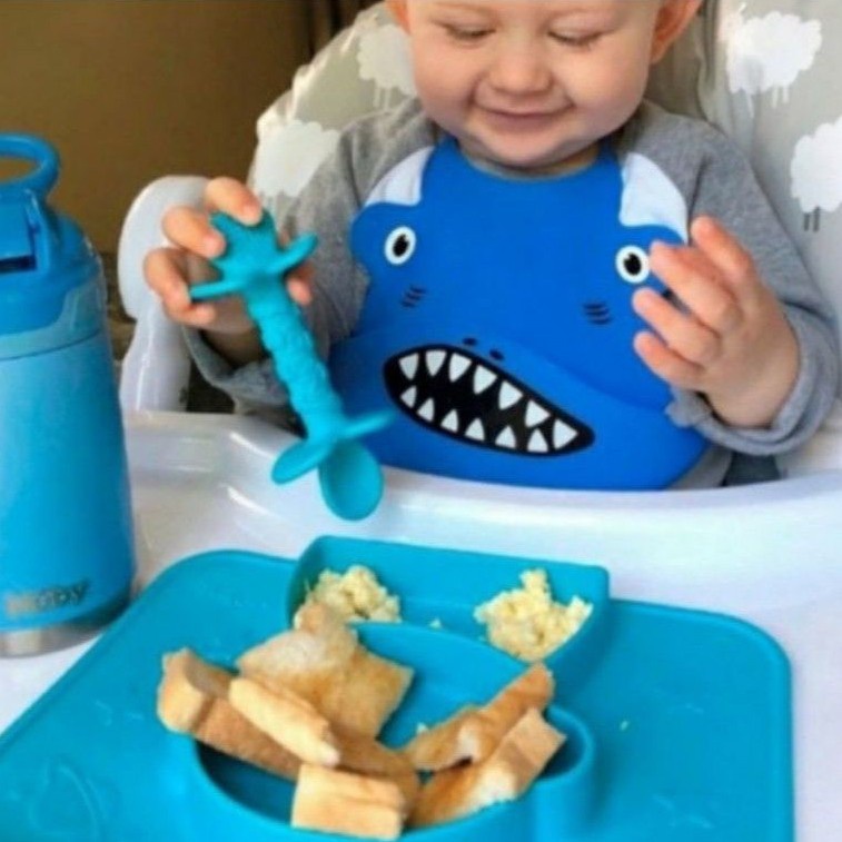 NUBY Dipeez Spoon All Silicone Baby Spoon Sendok Bayi BLW Self Feeding