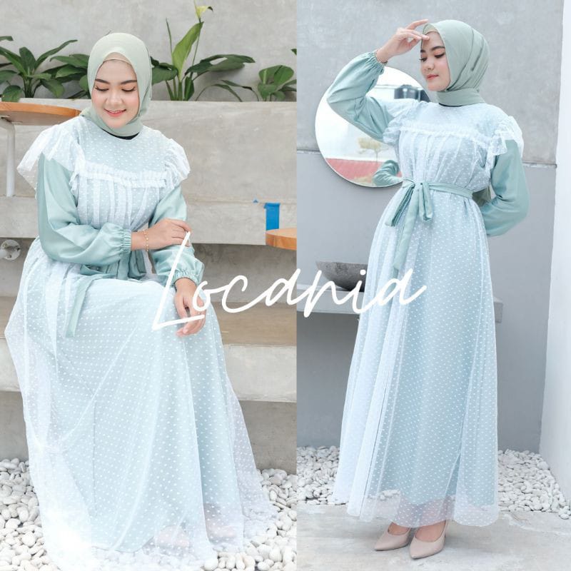 TERMURAH XXL JUMBO GAMIS BROKAT TIARA | ORI 100% REALPICT ADA JUMBO SHOFIYA BROKAT ROBERTO GAMIS LEB