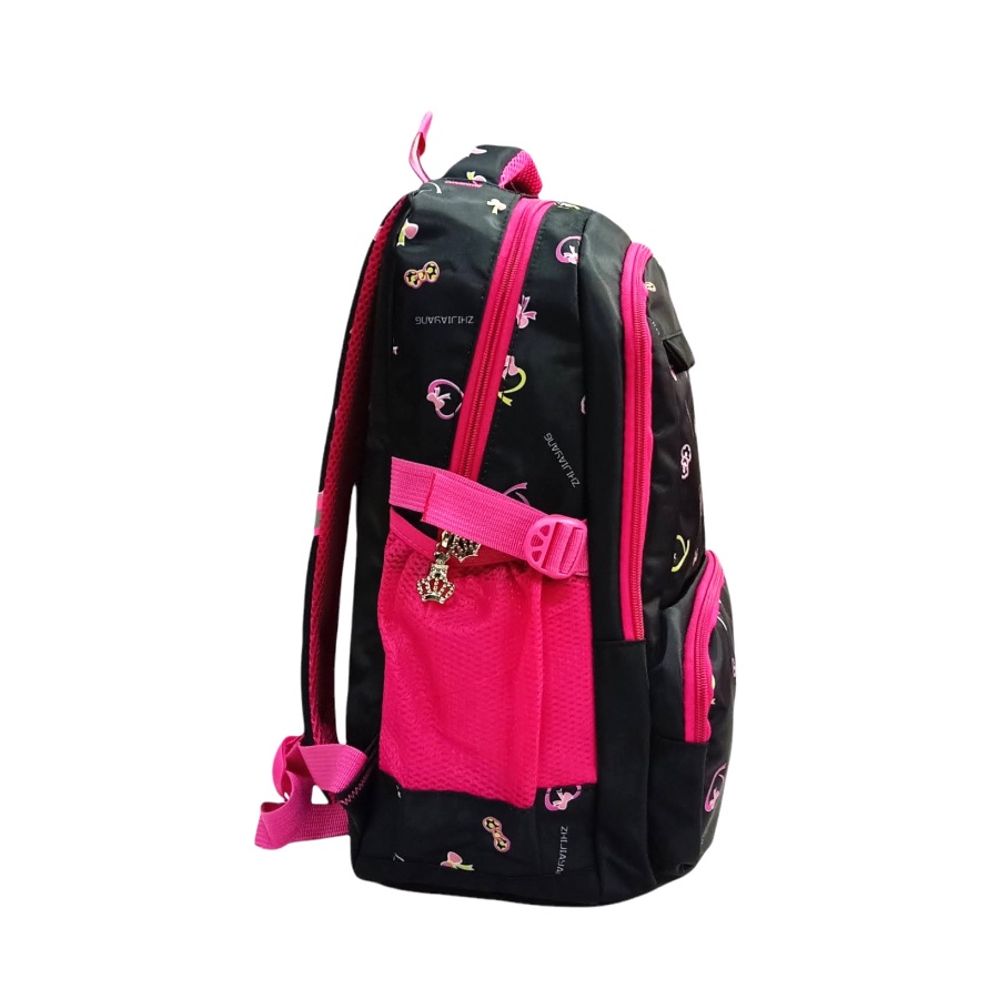 Tas Sekolah Anak Perempuan SD Ransel Love Powa HL 188-11 Import + Free Pensil Case - Skoola