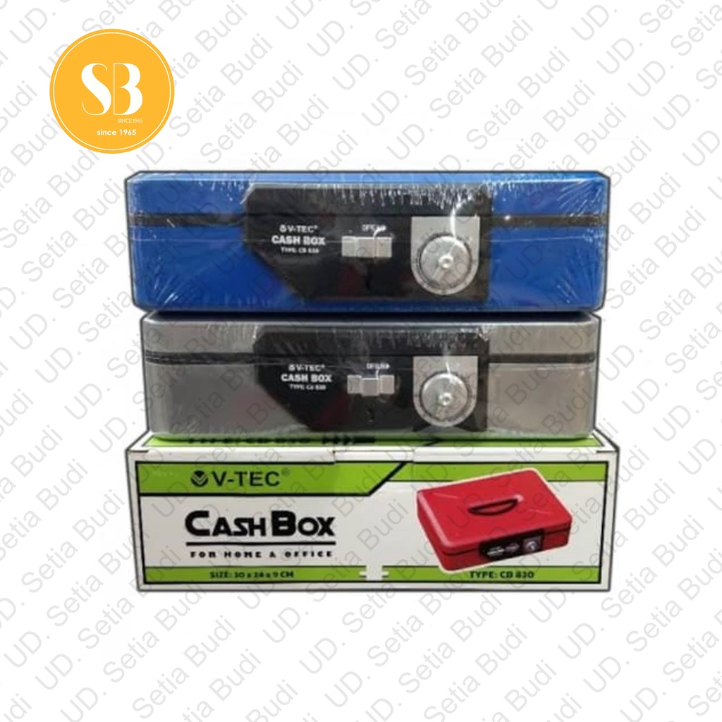 V-TEC Cash Box CB 830  Brankas Simpan Uang CB830