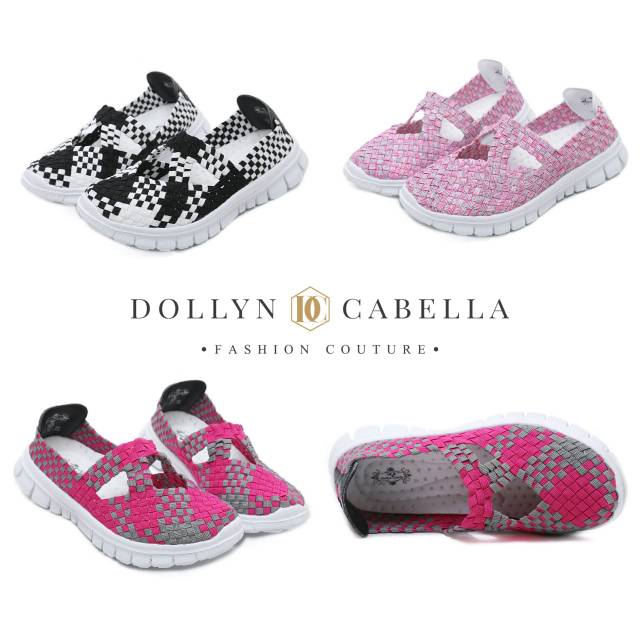 Sepatu Dollyn Cabella Rubber Woven Shoes #888 - 1 IA