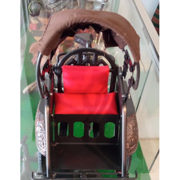 REPLIKA BECAK HIASAN BARANG ANTIK