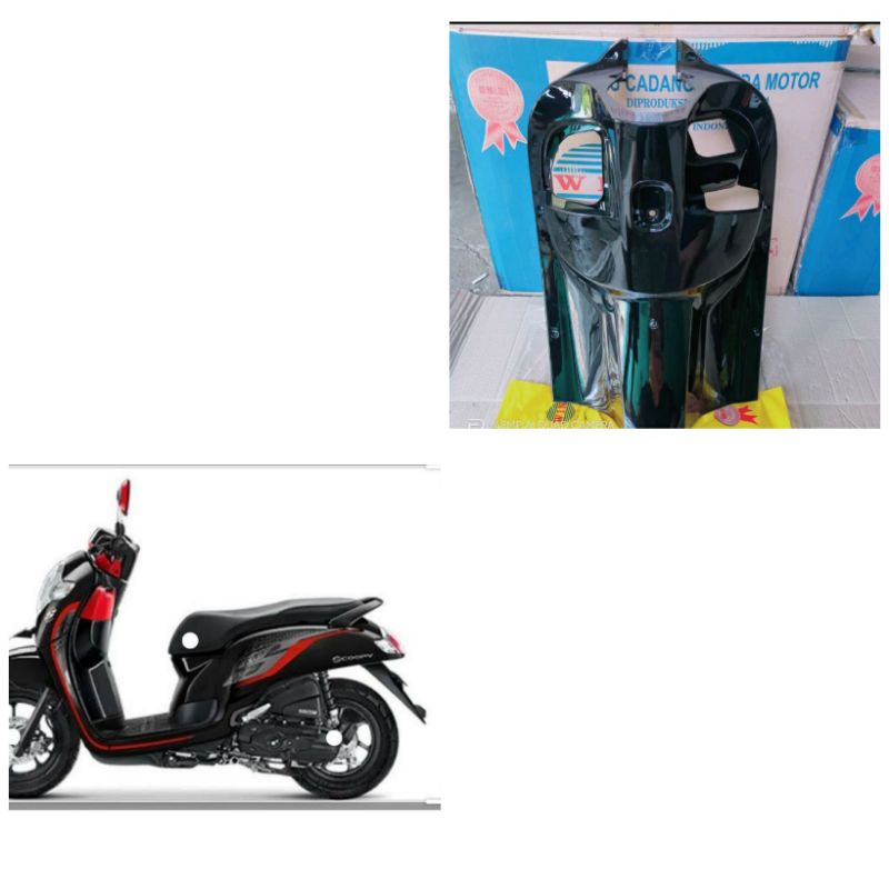 Cover inner lower dasbor kantong minum scoopy fi esp 2017-2020