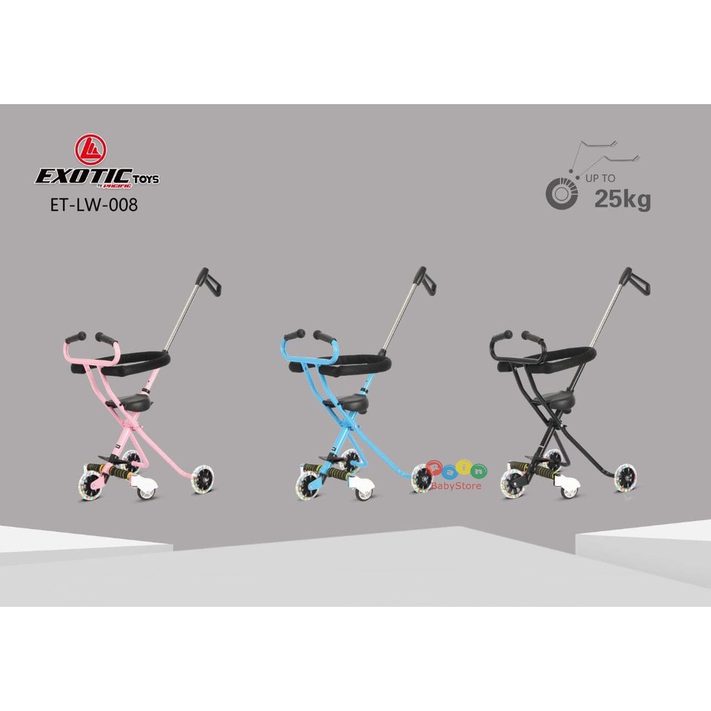 MAGIC STROLLER EXOTIC LW-008 || STROLLER TRAVELLING EXOTIC RODA 5 LW-008