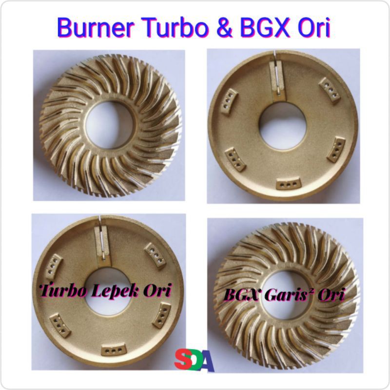 Burner Kompor Rinnai Lepek Ori / BGX Garis Ori H1505 Turbo