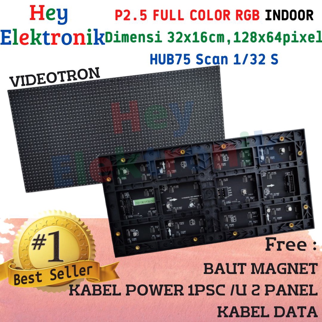 Led Videotron P2.5 Indoor SMG RGB Full color INDOOR