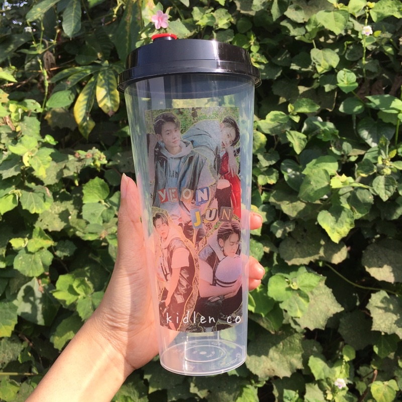 TANPA PO ‼️ 700 ML REUSABLE CUP TXT FREEZE BOY / TUMBLER MINUM YEONJUN SOOBIN BEOMGYU TAEHYUN HUENINGKAI