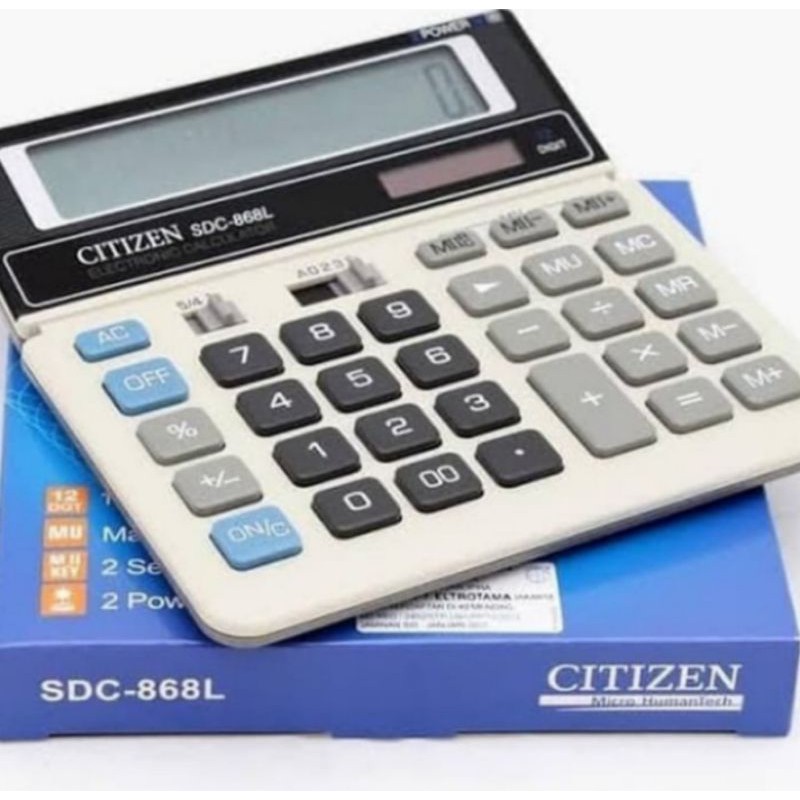 

Kalkulator/Calculator 12 digit Citizen SDC-868L