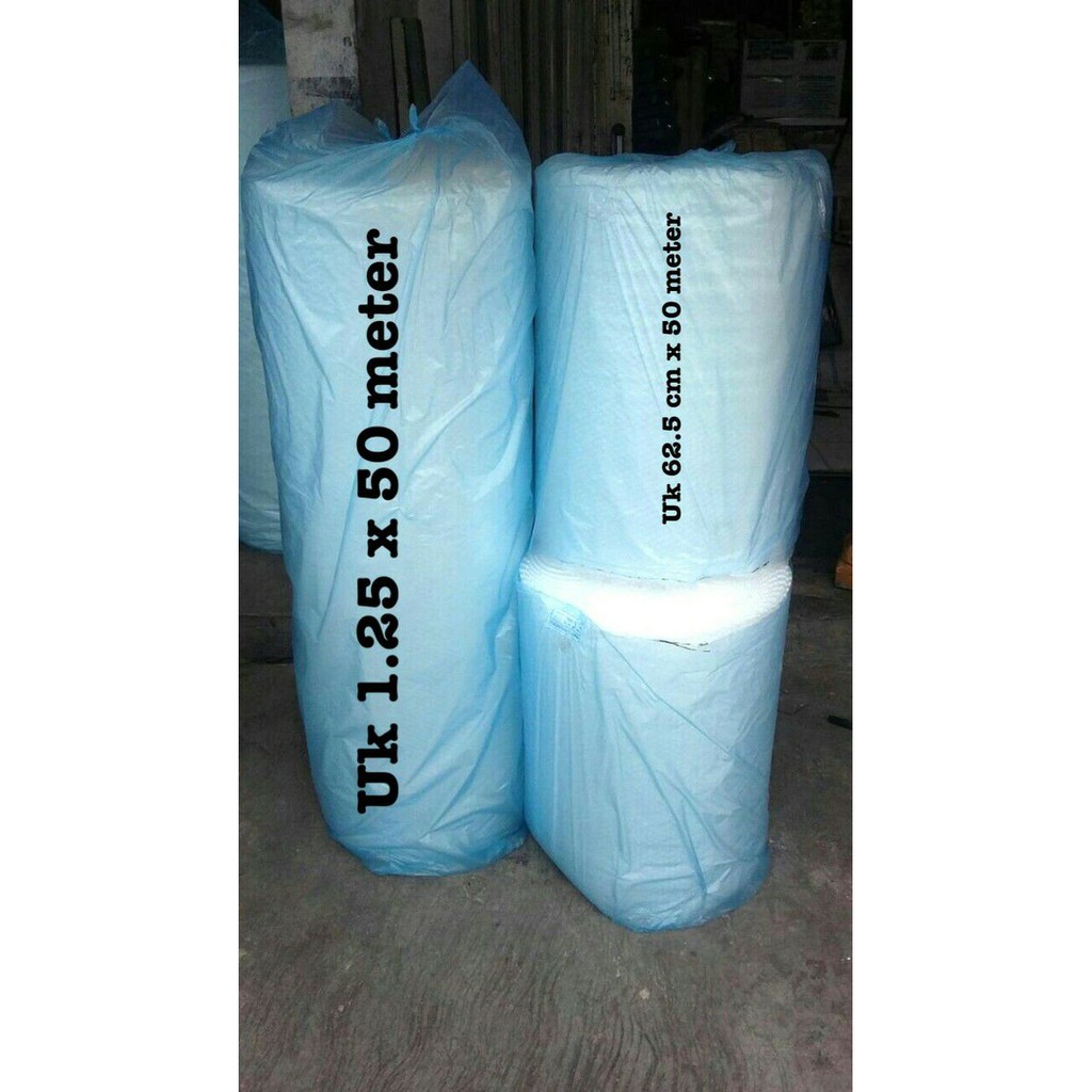 

BUBLE WRAP/PLASTIK PELINDUNG PAKET UK 10MTR X 1'25MTR (KHUSUS BANDUNG)