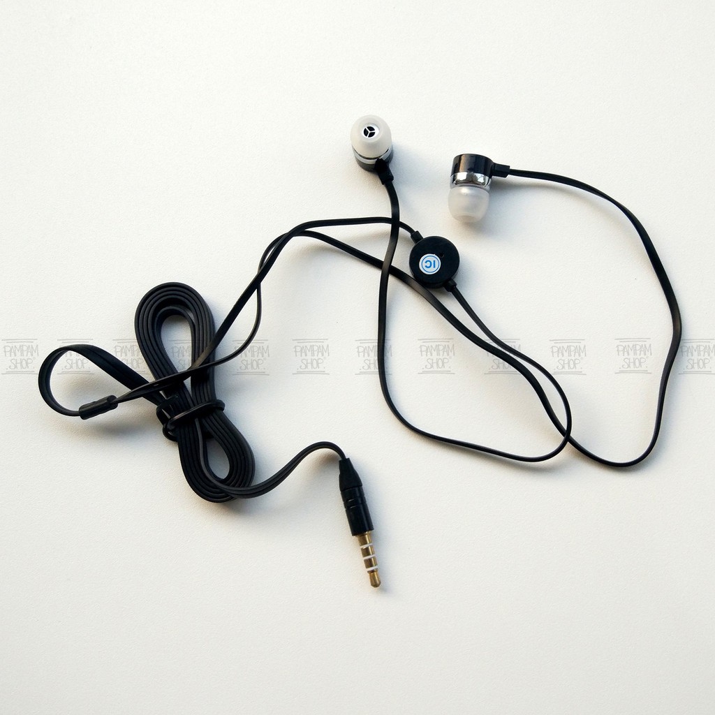 Headset Earphone XiaoMi HITAM Bukan Piston 2 3 4 5 6