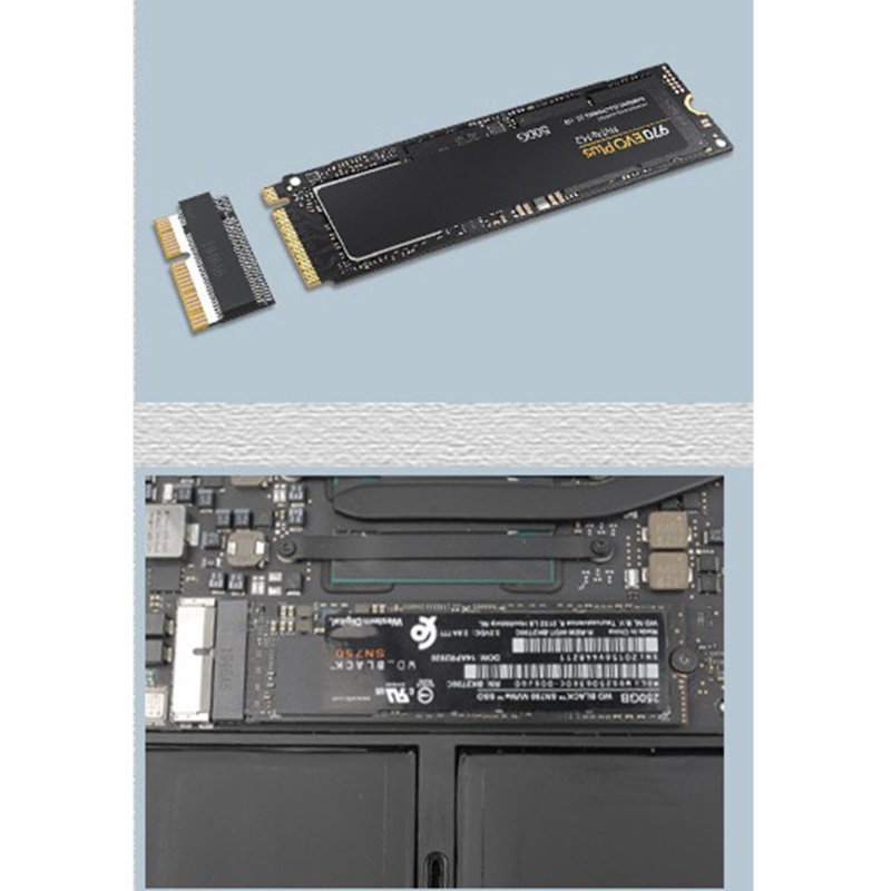 Btsg Professional for M.2 NVMe PCIe SSD to Laptop Adapter Ekspanding SSD Adapter Untuk A