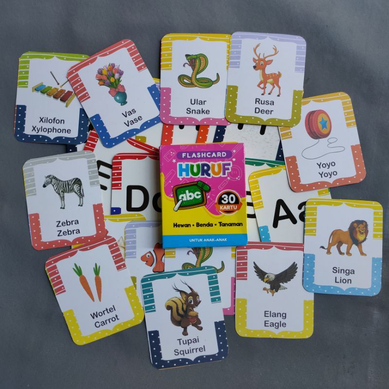 Flash Card Mainan Edukasi Anak