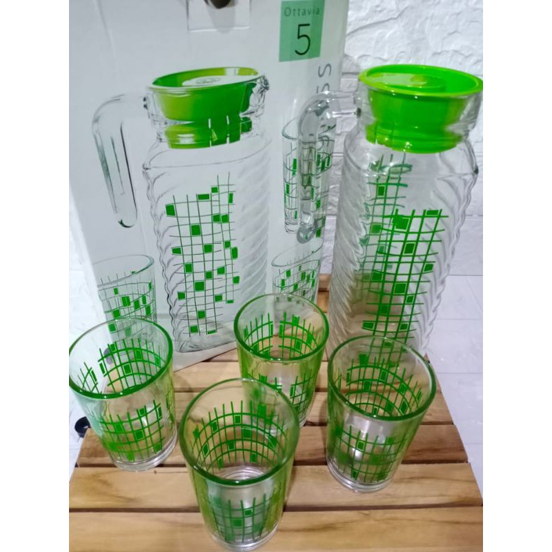 

KIM GLASS SET MOTIF KOTAK KOTAK