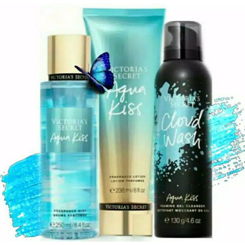 VICTORIA'S SECRET VS AQUA KISS FRESH COOL WATERS BRIGHT DAISY MAKE A SPLASH SERIES FULLSIZE TRAVELSIZE ROLLERBALL BODY LOTION MIST EAU DE PARFUM EDP