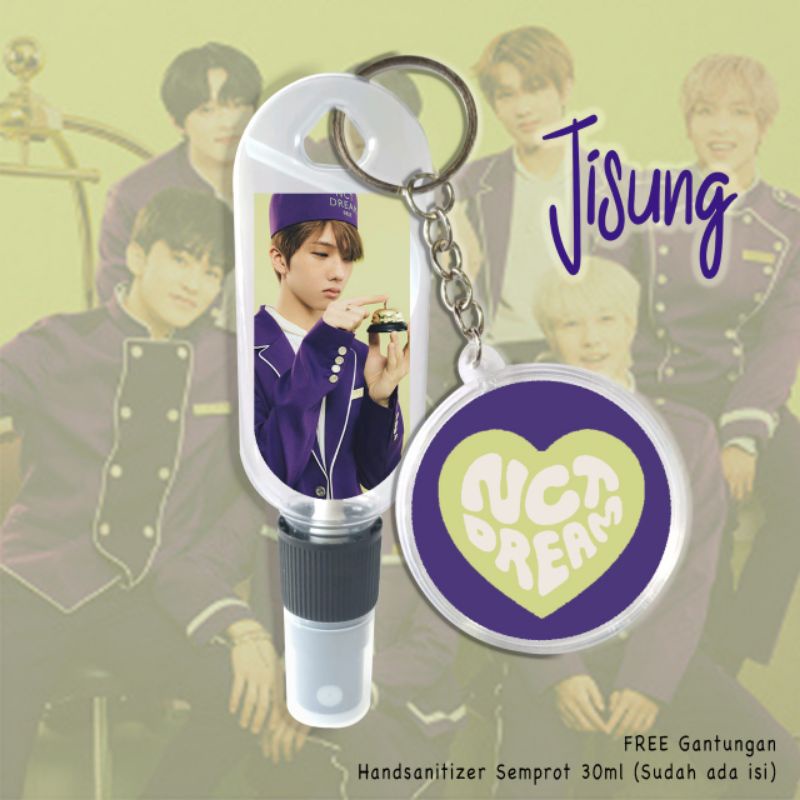 FREE GANTUNGAN KUNCI!! HAND SANITIZER NCT DREAM MEMBER GRUP