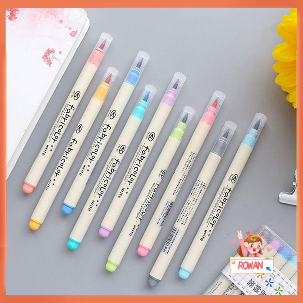 R-flower 10PCS / Set Pen Cat Air Multiwarna Untuk Perlengkapan Menggambar / Sekolah / Pemula