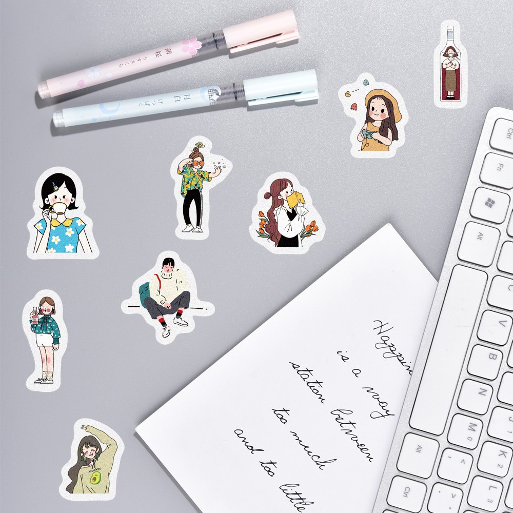 40pcs / Set Stiker Lucu Untuk Dekorasi Diary