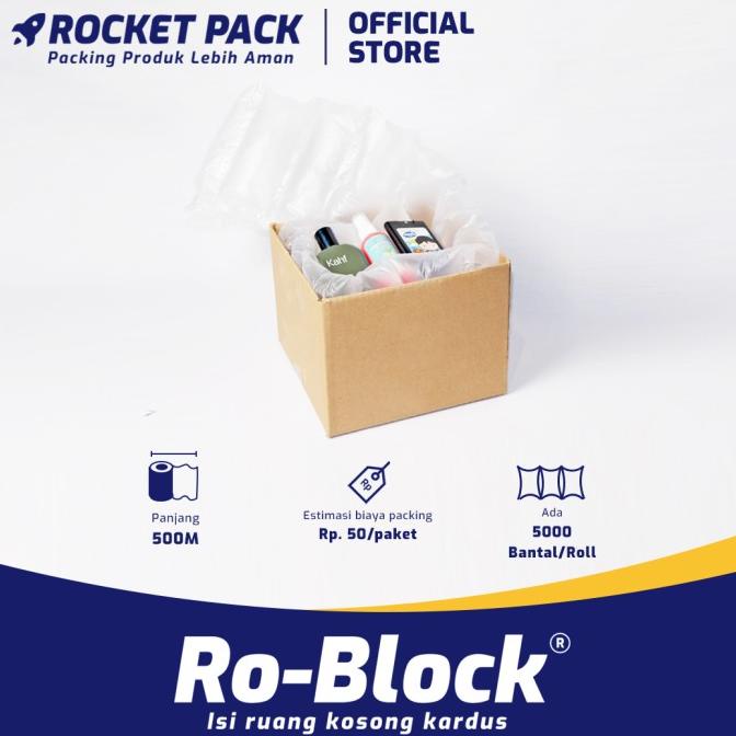 

RO-BLOCK by ROCKET PACK/ Air bag cushion/ Harga Per roll (500M)