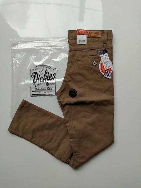 Celana chinos panjang casual dickies premium full acc