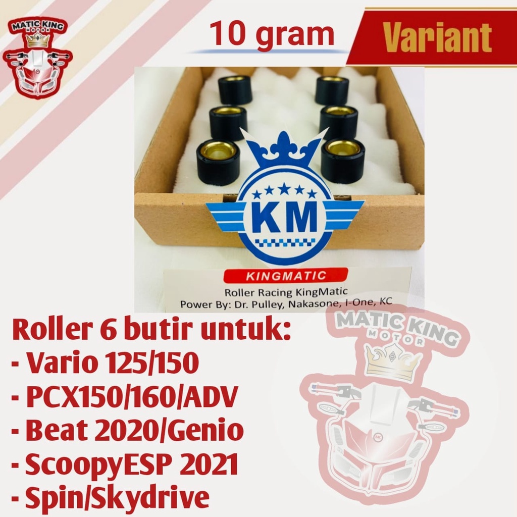 Roller Vario PCX ADV Beat 2020 Genio Scoopy 2021 125 150 160 Fi ESP Racing KingMatic