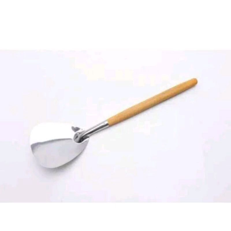 Sutil Stainless Gagang Kayu/Sodet Stainless Gagang Kayu