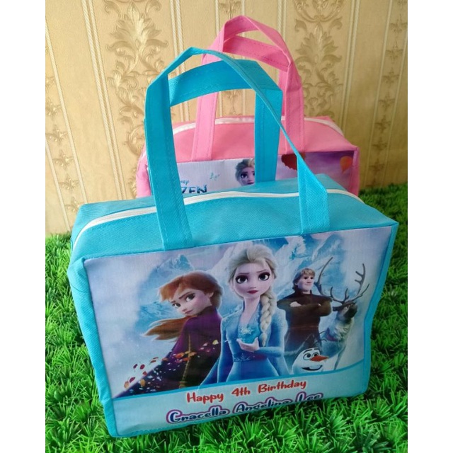 

Goodie bag tas resleting custom / free desain / souvenir tas aqiqah tedak siten box kfc diskon murah