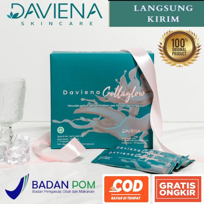 Daviena Collagen Collaglow Colagen Drink Daviena Skincare Davienaskincareofficial Davina Devina Lampung Jakarta Surabaya Daviena Skincare