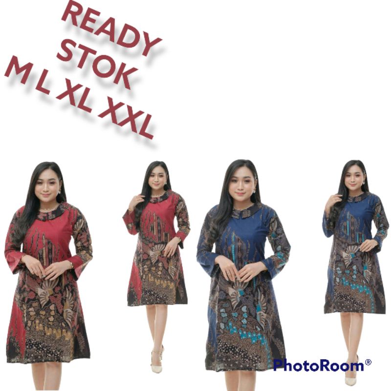 tunik batik motif manuk tarung/tunik batik premium atasan batik wanita kantor