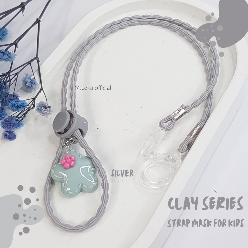 Clay ring series I Tali masker konektor masker anak anak i Lanyard