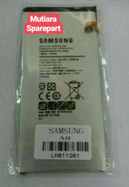 BATERAI BATTERY SAMSUNG A8 2015 EB-BA800ABE