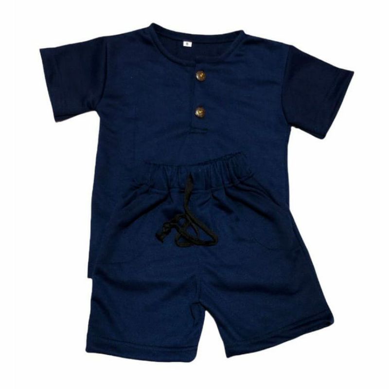 Setelan Kiano 0 Sampai 5 Tahun Pilih Warna/Setelan Bayi dan Anak-Navy
