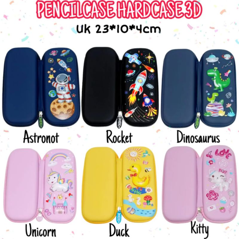 

TEMPAT PENSIL HARDCASE PENCIL CASE TIMBUL 3D KARAKTER