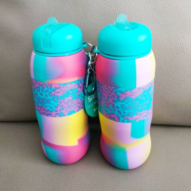 Smiggle Silicone Water Bottle Original Botol Minum Silikon Smiggle
