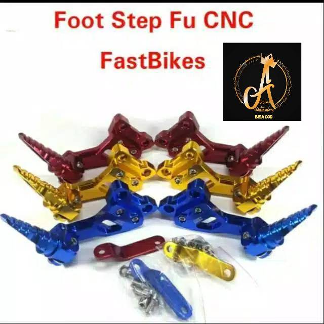 step belakang fu / injakan kaki belakang full cnc