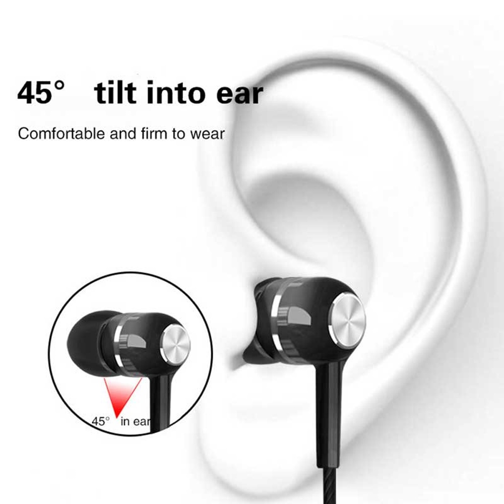 S12 Earphone in Ear Subwoofer Super Bass Dengan Kabel Jack 3.5mm + Mic Built-in