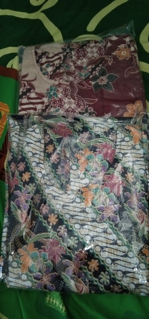 Atasan Tunik Jumbo Katun Stretch Motif Batik