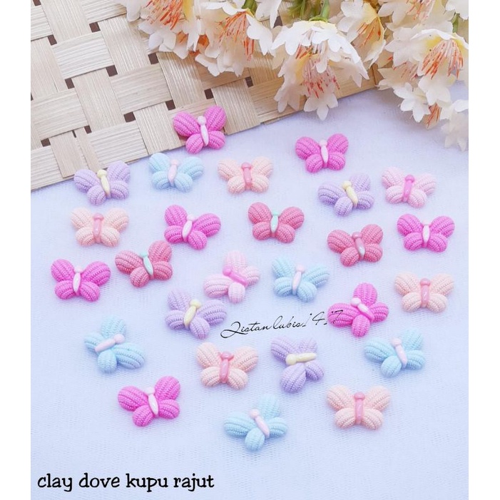 Clay dove dan glossy 3d 10pcs