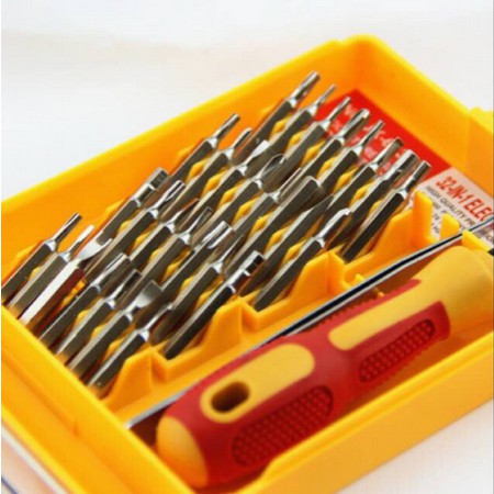 Obeng set toolkit kotak 32in1 lengkap dengan pinset 32 in 1 serbaguna