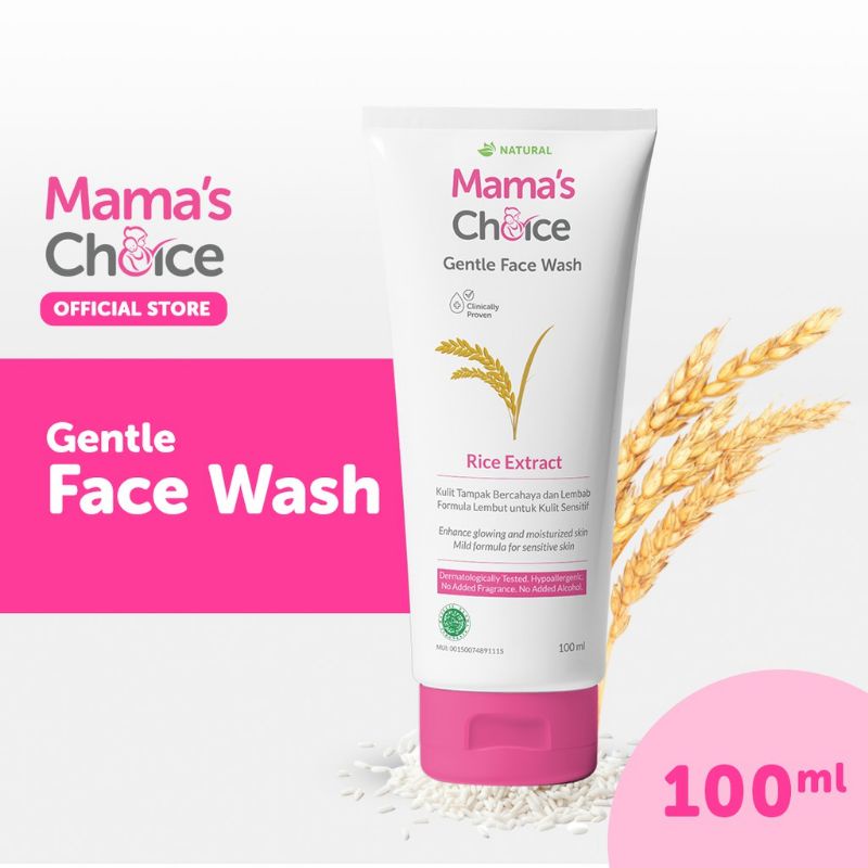 Mama's Choice Gentle Face Wash | Pembersih Wajah | Sabun Cuci Muka Ibu Hamil dan Menyusui