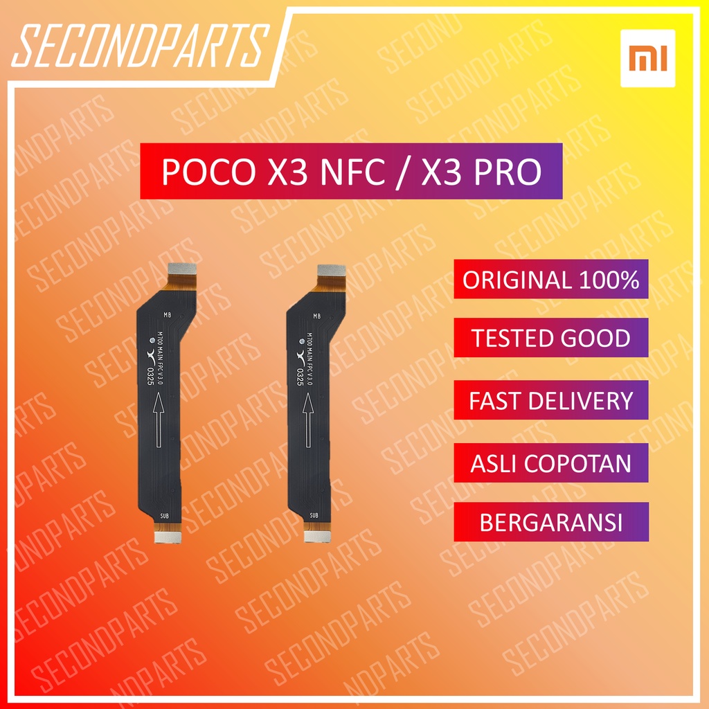 FLEXIBLE MAINBOARD UI BOARD XIAOMI POCO X3 NFC / X3 PRO ORIGINAL COPOTAN