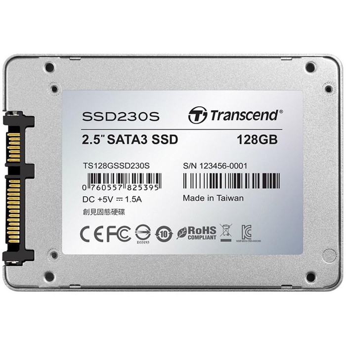 SSD Transcend SATA 230S 2.5&quot; 128GB/256GB/512GB/1TB/2TB TLC