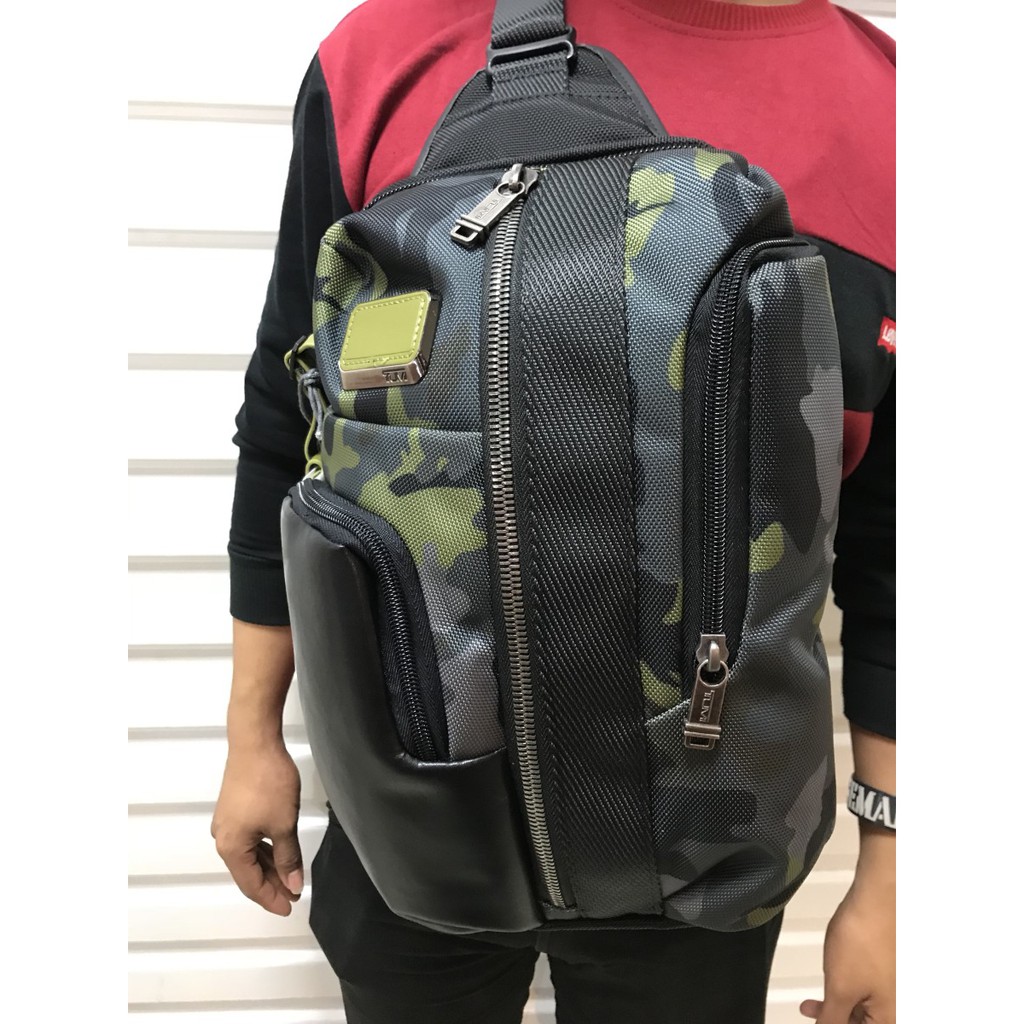 [REAL PICTURE] Tumi Bodybag Army | Tas Slempang TUMI Premium Quality