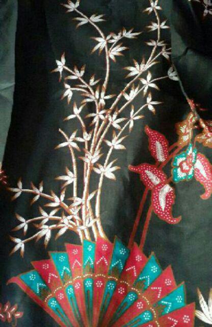 Batik Dolby Dolbi Dobby Doby Tenun Sutra Tulis Katun Atbm Baron Atasan Batik Wanita Sogan Srg308