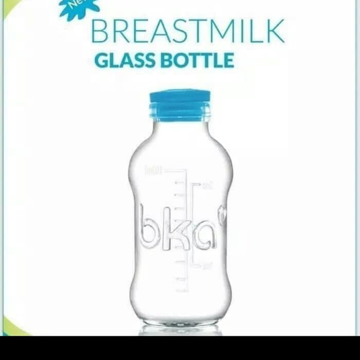 BKA Botol Kaca Asi 100ml isi 4pcs - Botol Asi BKA 100ml - Botol Asi Vial Baru