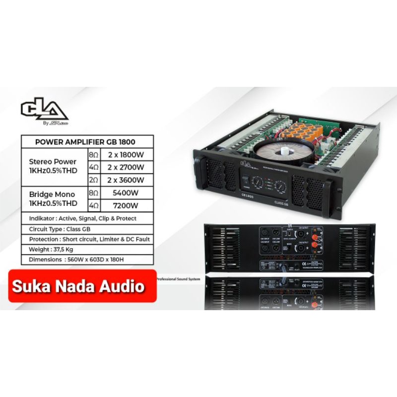 CLA By SPL Audio Power Amplifier GB1800