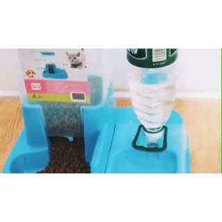 Tempat Makan Hewan Anjing Kucing Pet Food Dispenser Makan Otomatis Besar