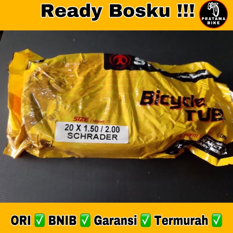 Ban Dalam Sepeda Mini CTB BMX MTB Gunung Ukuran 20x1.50/2.00 Swallow Cop Motor Murah