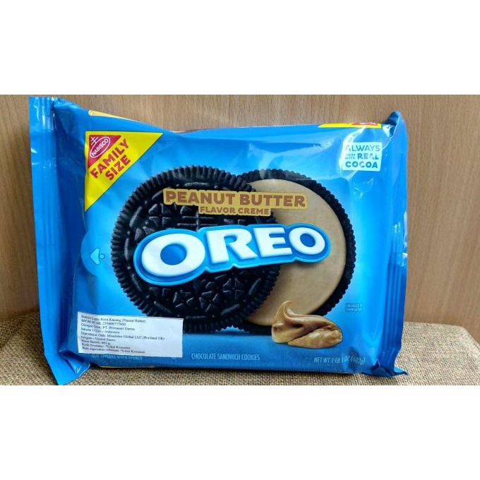 

Terbaru Oreo Peanut Butter Family Size 482Gr