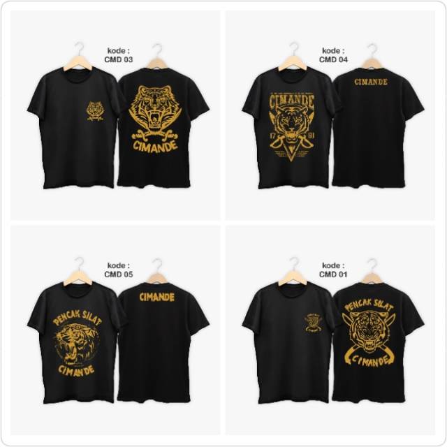 Kaos Pencak Silat Indonesia Cimande Shopee Indonesia